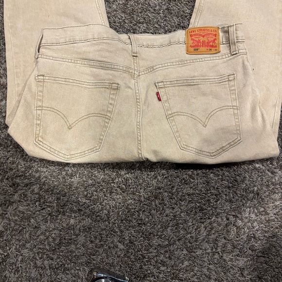 Levi 559 Beige Jeans - Picture 2 of 5